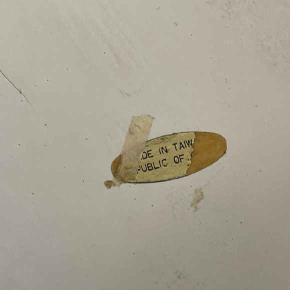 Vintage Hand Painted Decorative Cutting Board Floral Blue & White Folk Art - Picture 6 of 6